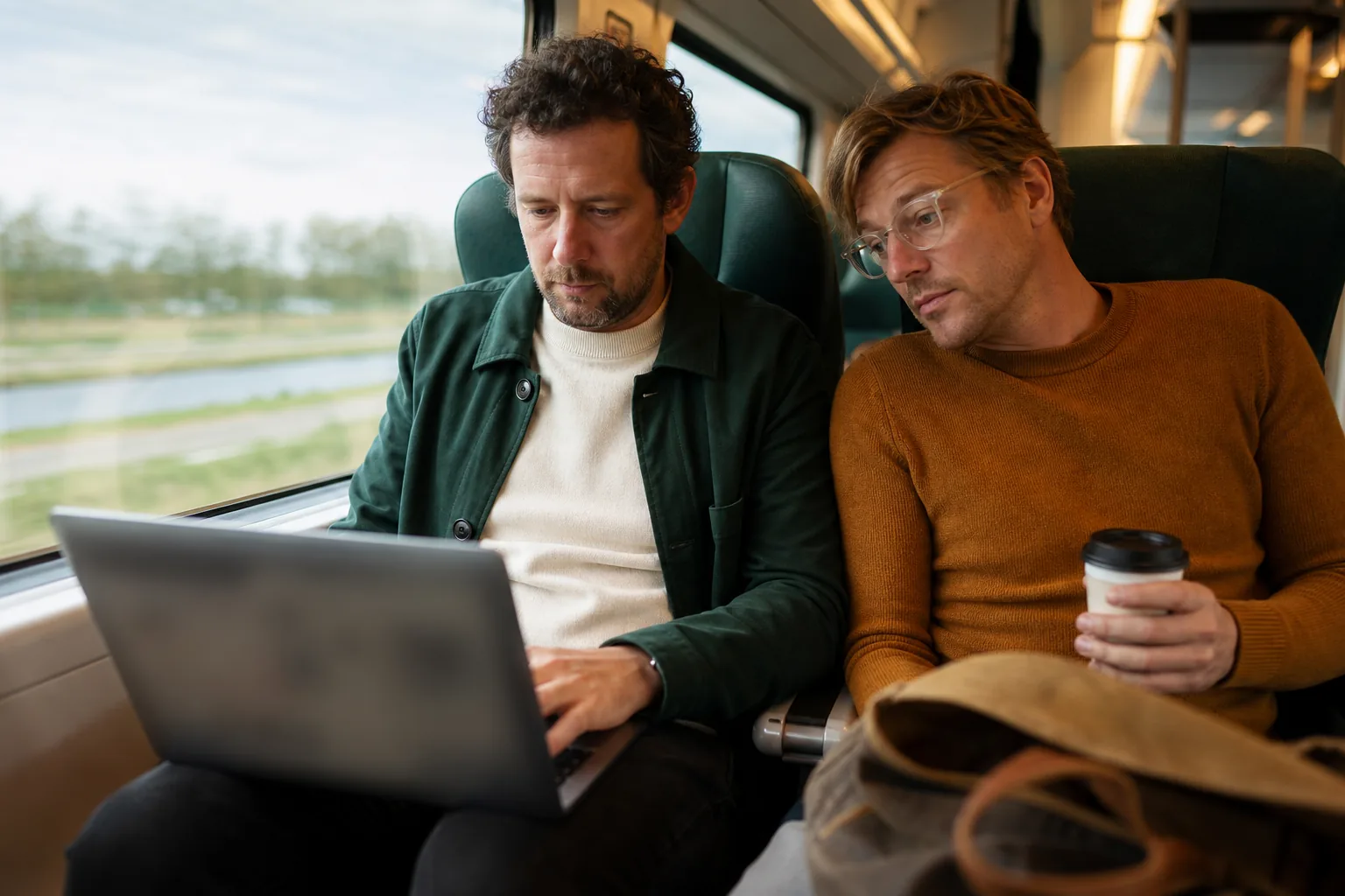 Persoon houdt een toegangsdeur met paslezer open terwijl iemand anders zonder pas mee naar binnen loopt
